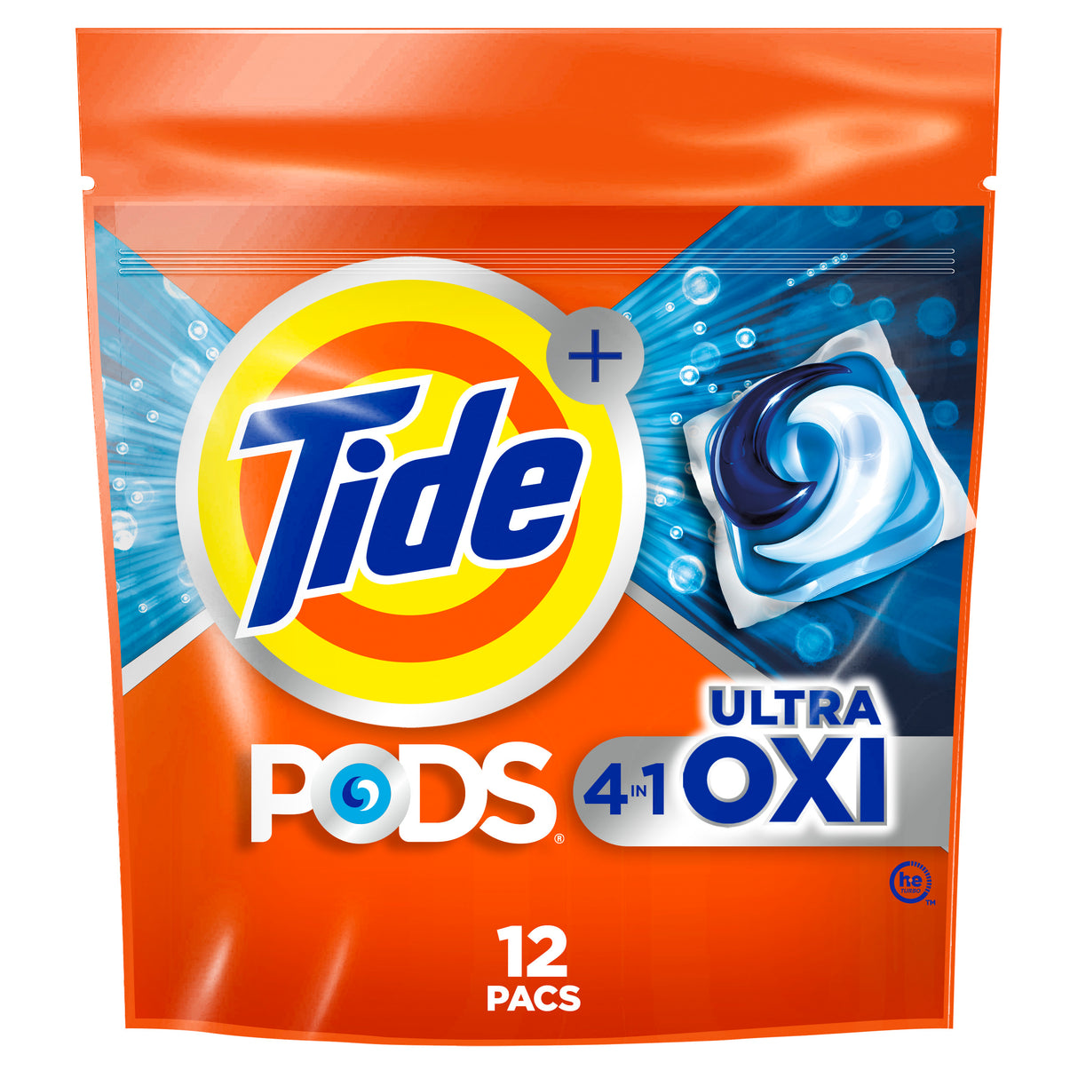 Detergente en Cápsulas 4-1 Ultra Oxi Tide 12 un
