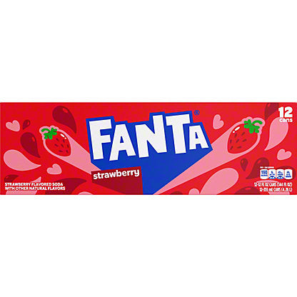 Bebidas Frutilla Lata Fanta 12 x 355 ml