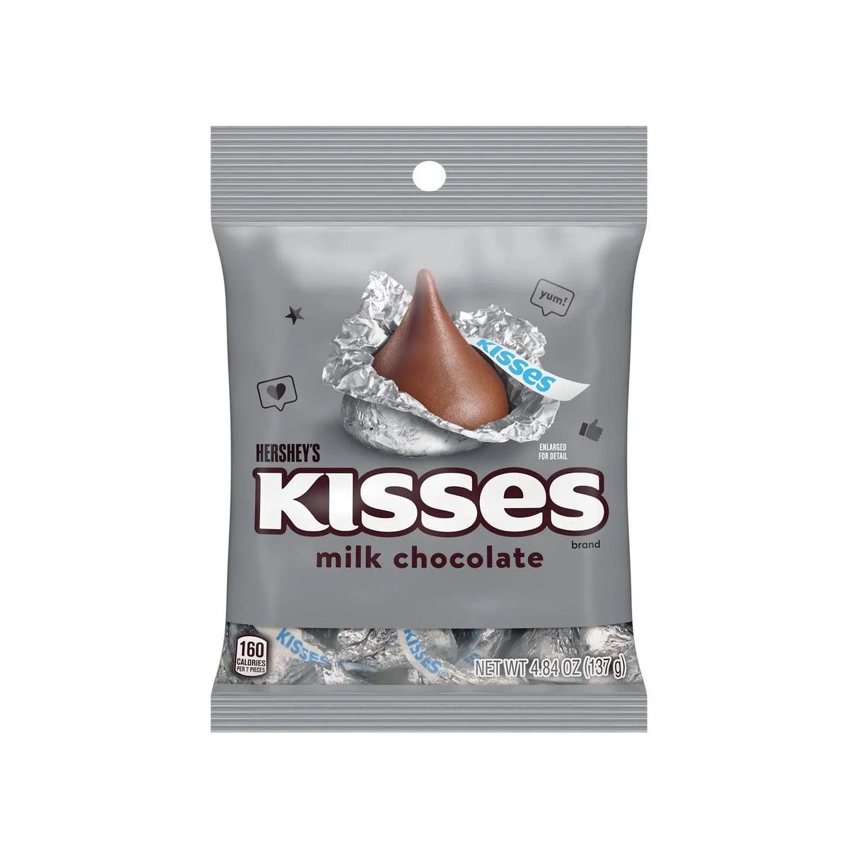Chocolates Leche Kisses Hershey's 137 g