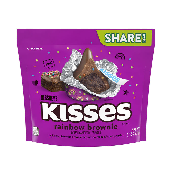 Chocolates Kisses Rainbow Brownie Hershey's 8 x 255 g