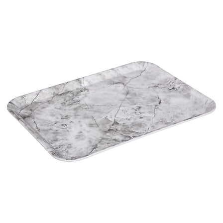 Bandeja Melamina Mármol White 43 x 33cm 5five 1 un