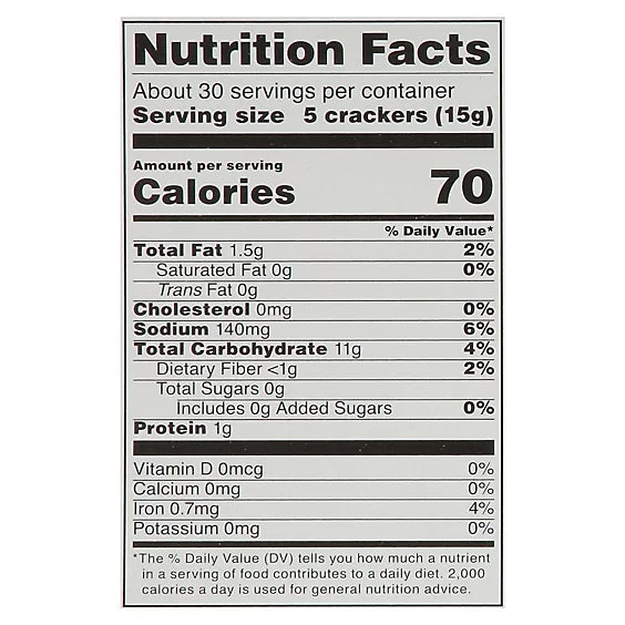 Galletitas Saladas Saltine Signature Select 453 g