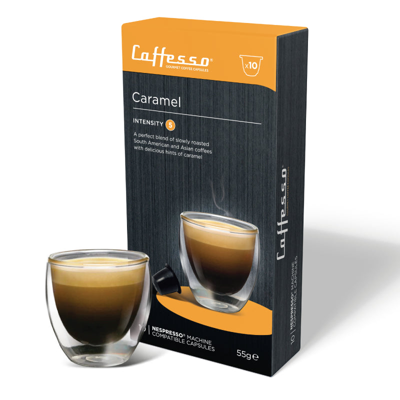 Cápsulas de Café Caramel para Nespresso Caffesso 10 un