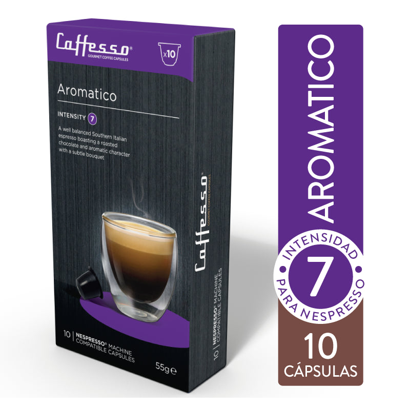 Cápsulas de Café Aromático para Nespresso Caffesso 10 un