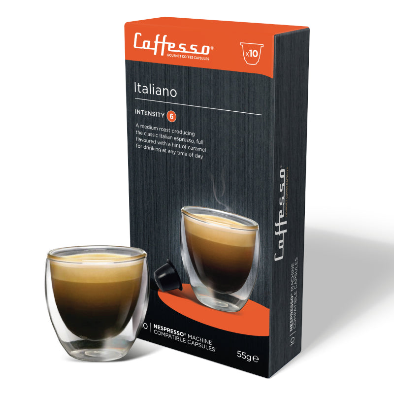 Cápsulas de Café Italiano para Nespresso Caffesso 10 un