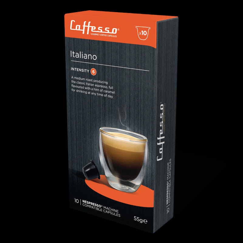 Cápsulas de Café Italiano para Nespresso Caffesso 10 un