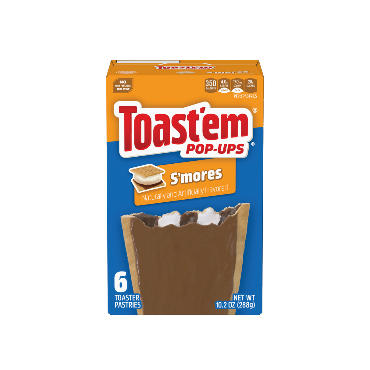 Pop-Ups S'mores Toast'Em 6 un x 48 g