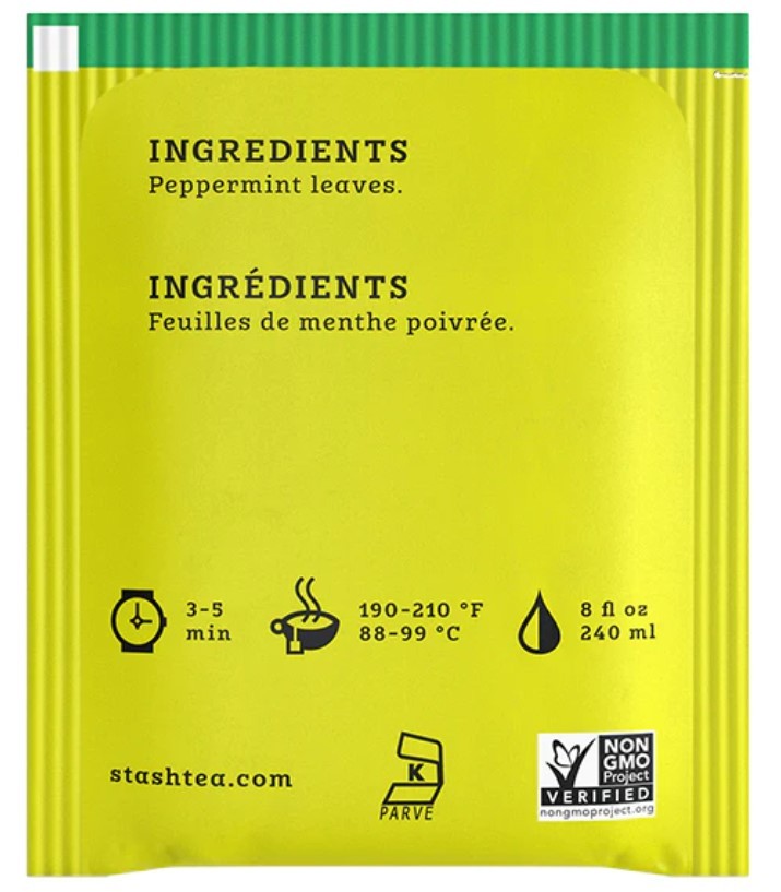 Té Menta Peppermint Stash 30 g 30 un