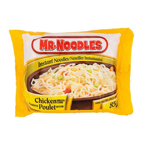 Sopa Fideos Instantánea Sabor Pollo Mr. Noodles 24 un x 85 g