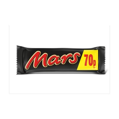 Barras Chocolate Mars 51 g