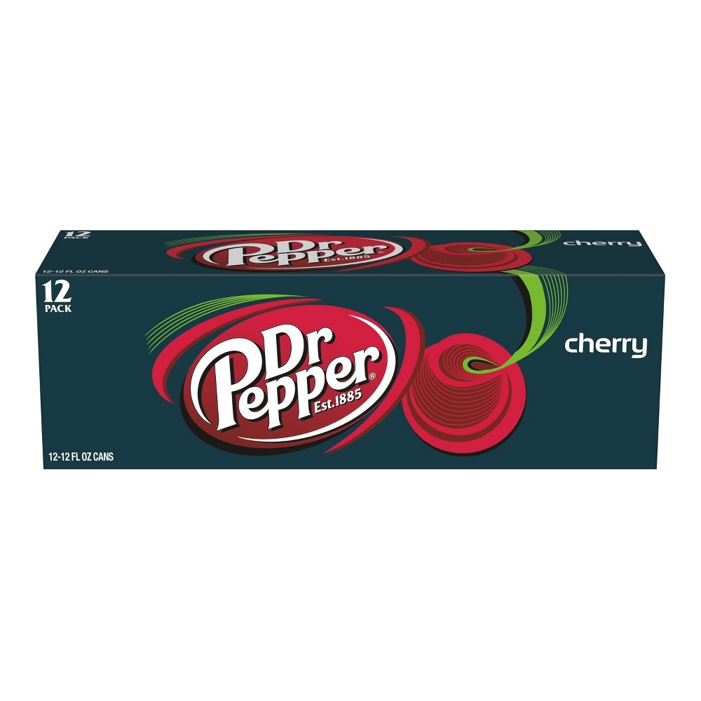 Bebida Cherry Lata Dr. Pepper 12 un x 355 ml