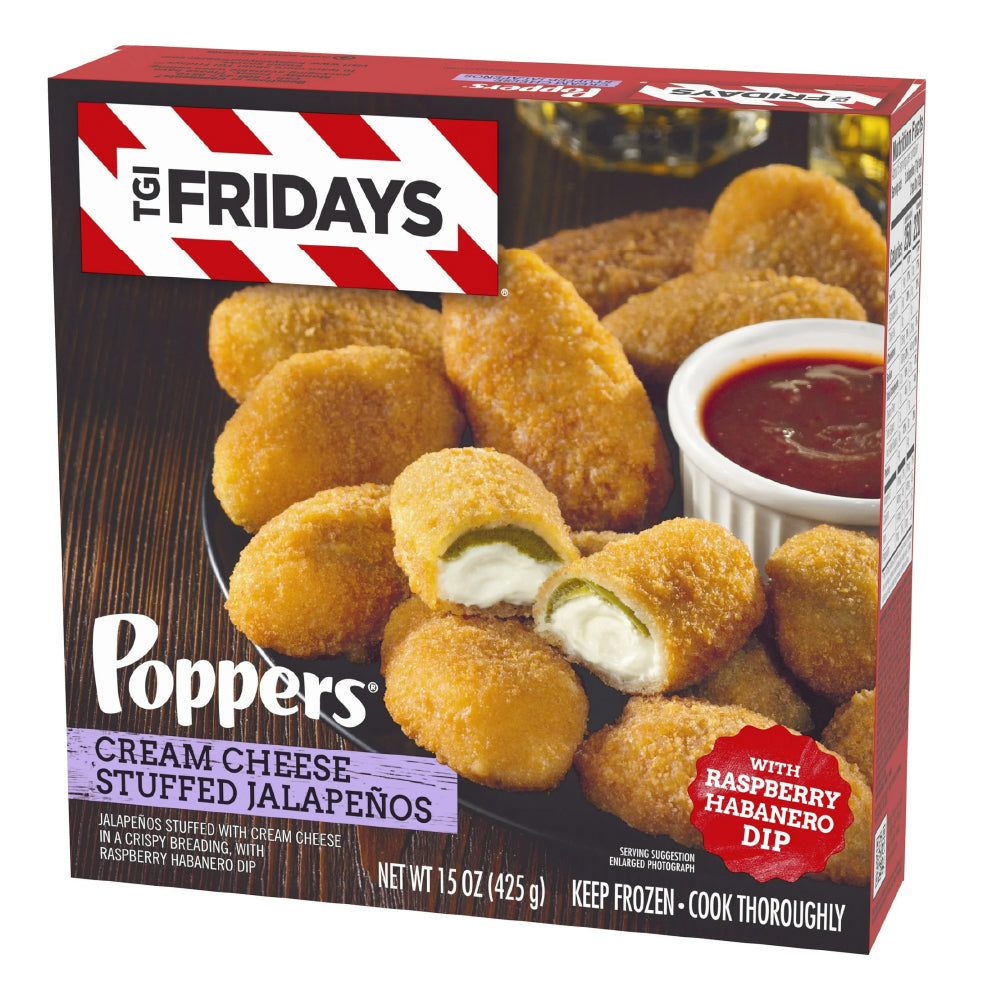 Jalapeños Rellenos Queso Crema Poppers TGI Fridays 425 g