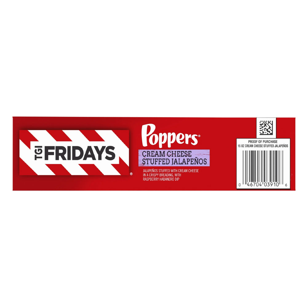 Jalapeños Rellenos Queso Crema Poppers TGI Fridays 425 g