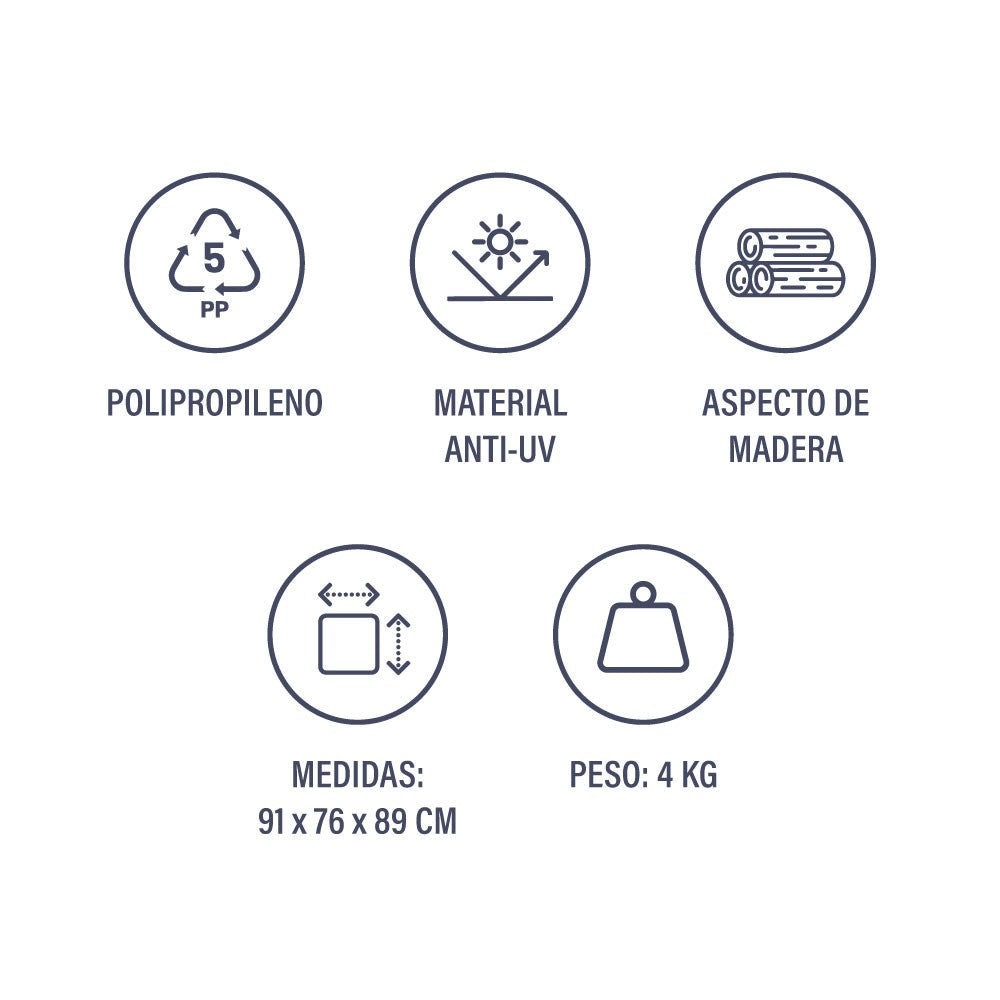 Silla Adirondack Light Blue Sunseeker 1 un