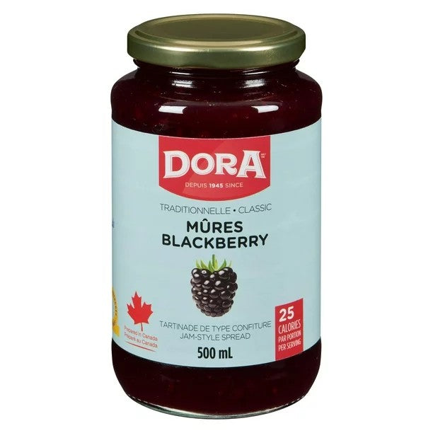 Mermelada Mora Light Piedmont Dora 500 ml