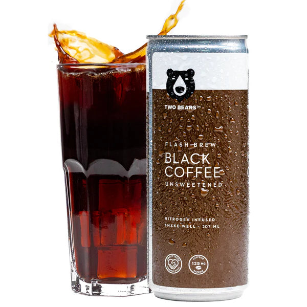 Café Black Flash Brew Two Bears 207 ml