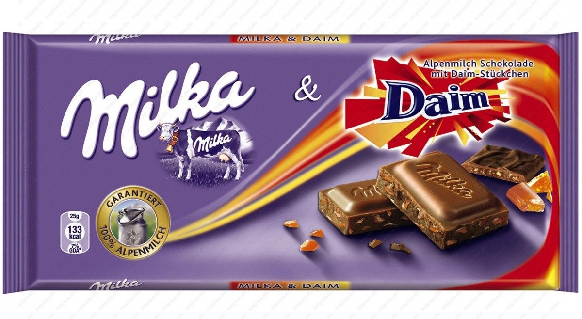 Chocolate Daim Milka 22 x 100 g