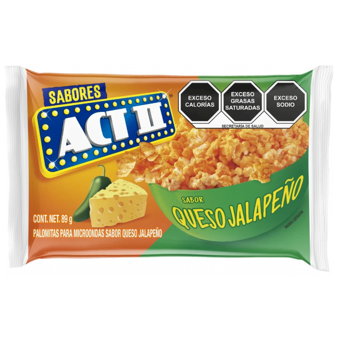 Cabritas para Microondas Queso Jalapeño ACT II 89 g