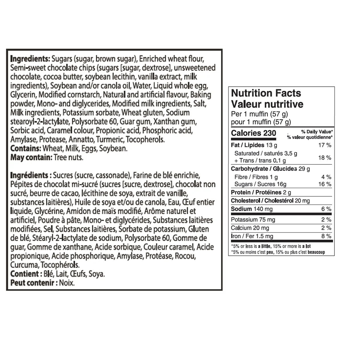 Muffins Two Bite Chips Ahoy! 12 x 57 g