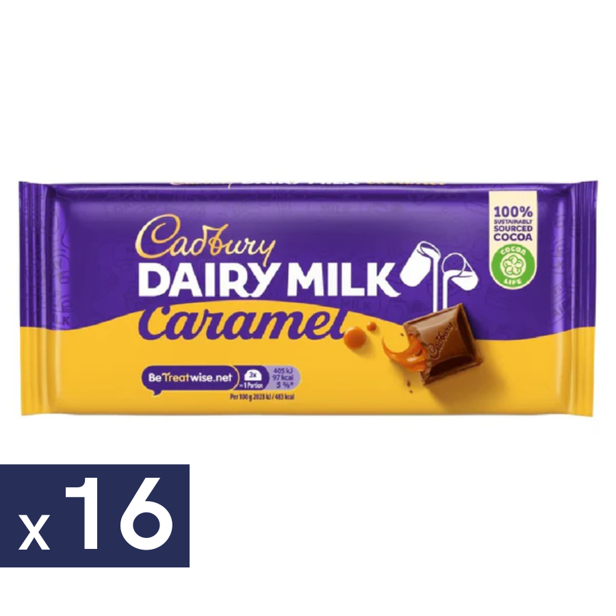 Chocolate Caramel Cadbury 16 x 120 g