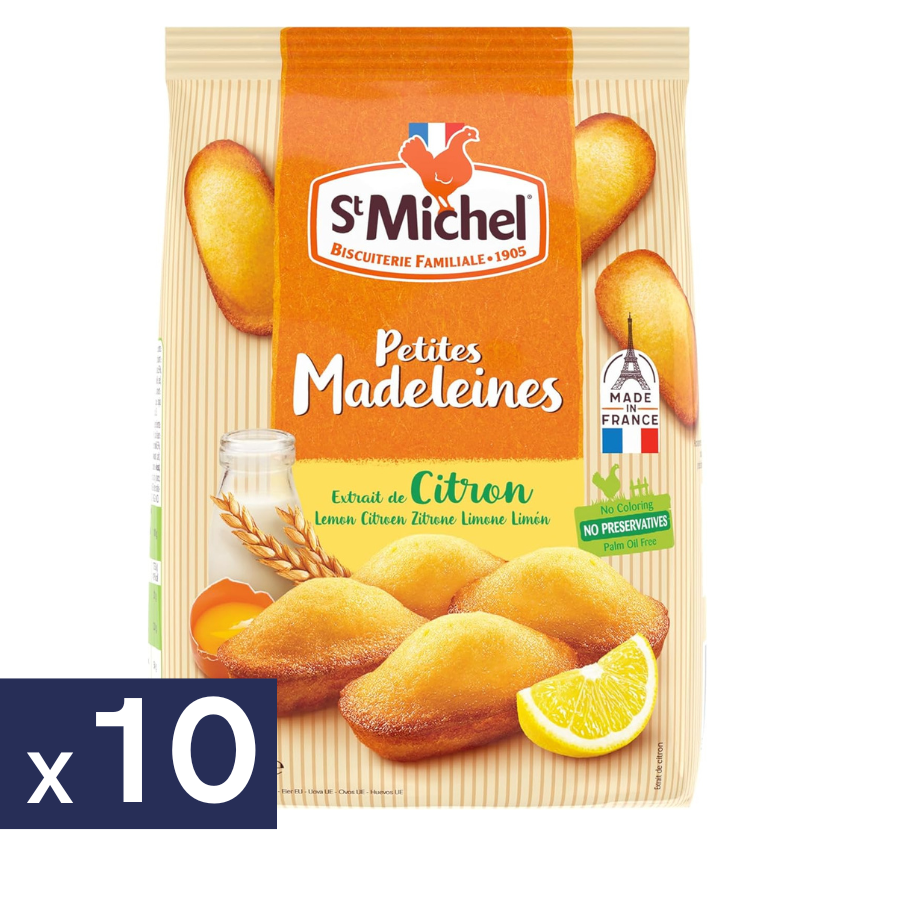 Galletas Petites Madeleines Limón St Michel 10 x 175 g