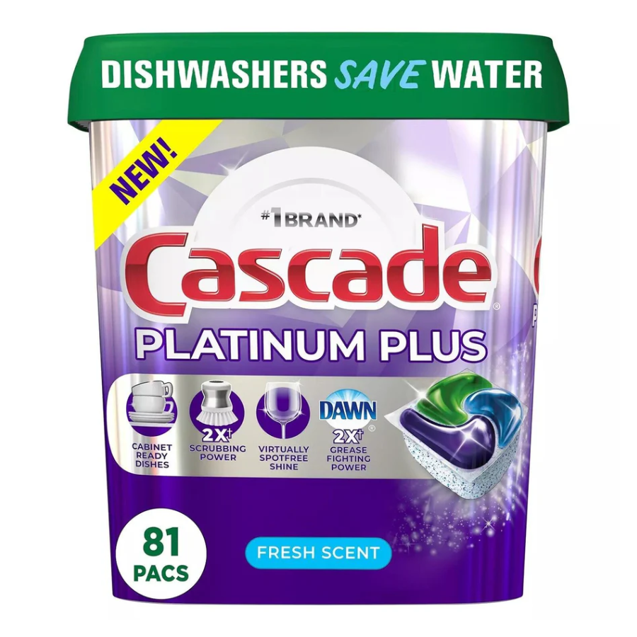 Lavavajillas en Cápsulas Platinum Plus Cascade 81 un