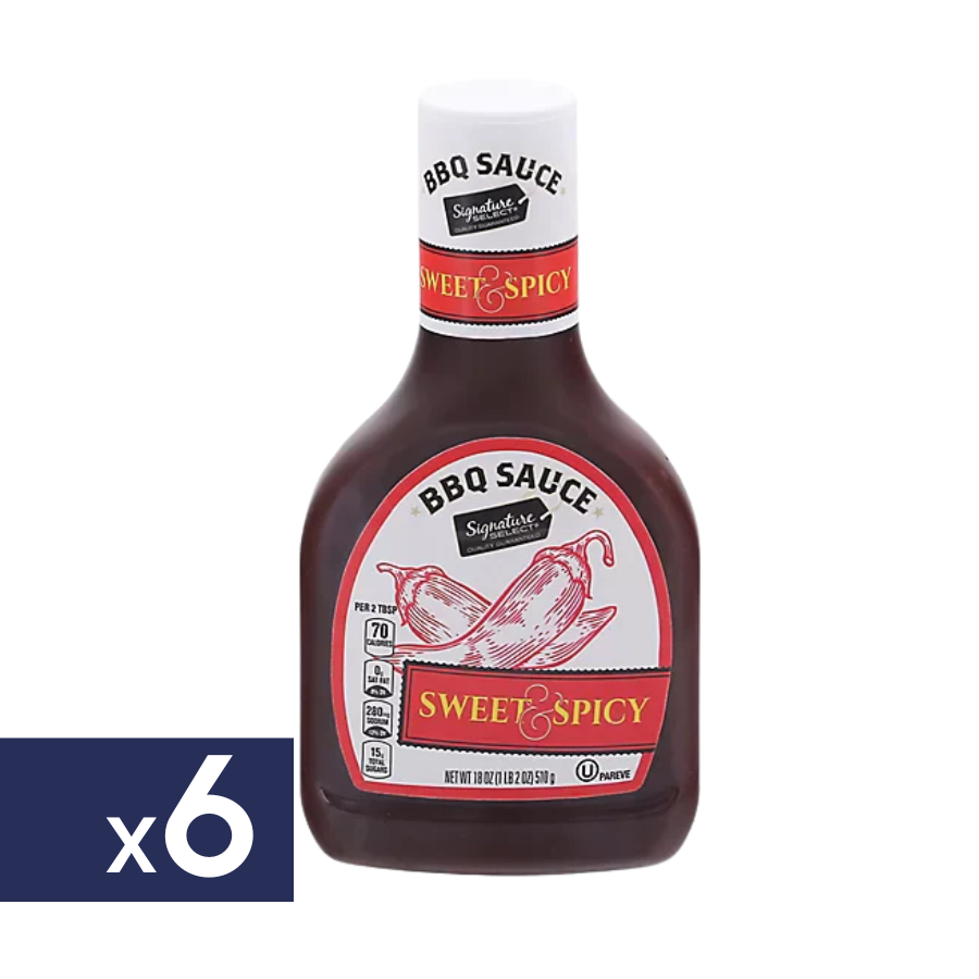 Salsa BBQ Sweet and Spicy Signature Select 6 x 510 g