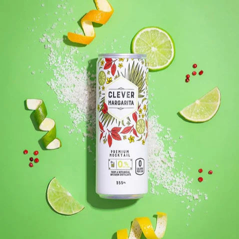 Bebida Mocktail Margarita Lata Clever 12 x 355 ml
