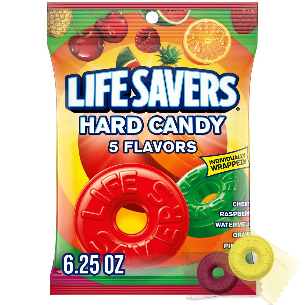 Caramelos Duros Frutas Lifesavers 177 g