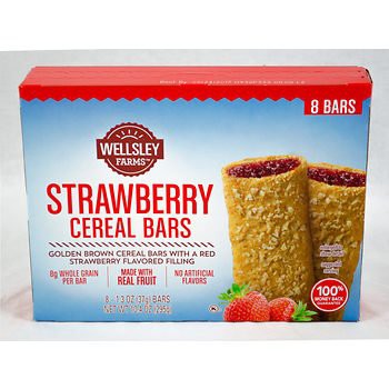 Barritas de Cereal y Frutas Variedades Wellsley Farms 48 un