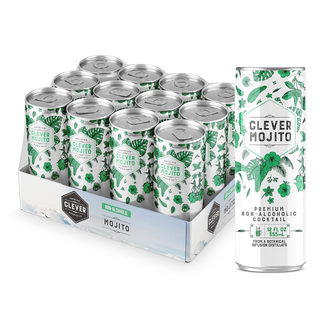 Bebida Mocktail Mojito Lata Clever 12 x 355 ml