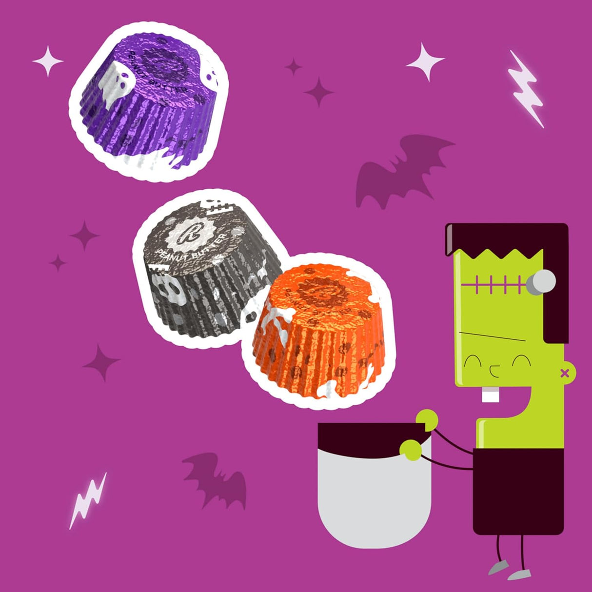 Chocolates Halloween Peanut Butter Cup Reese's Mini 280 g