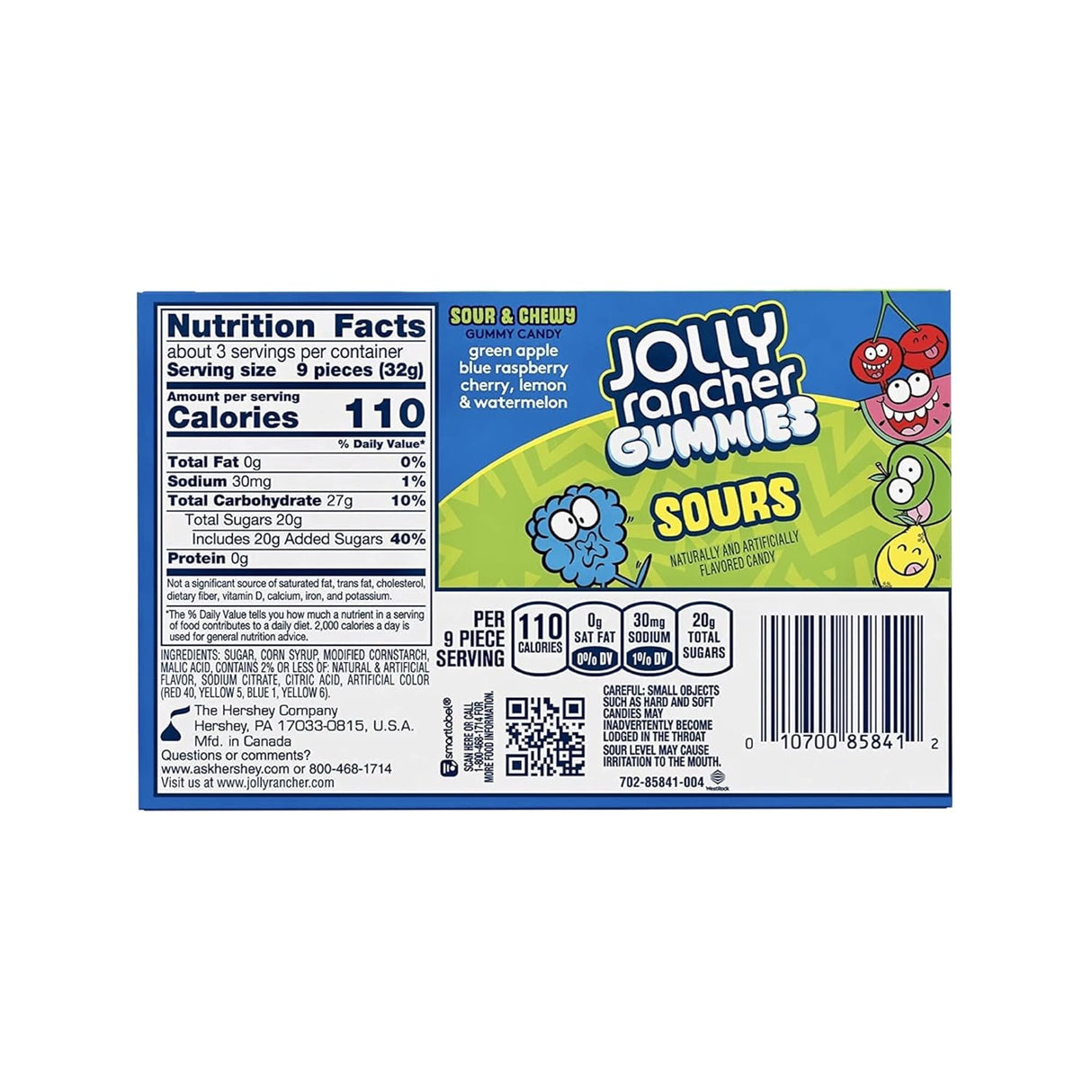 Gomitas Ácidas Jolly Rancher 99 g