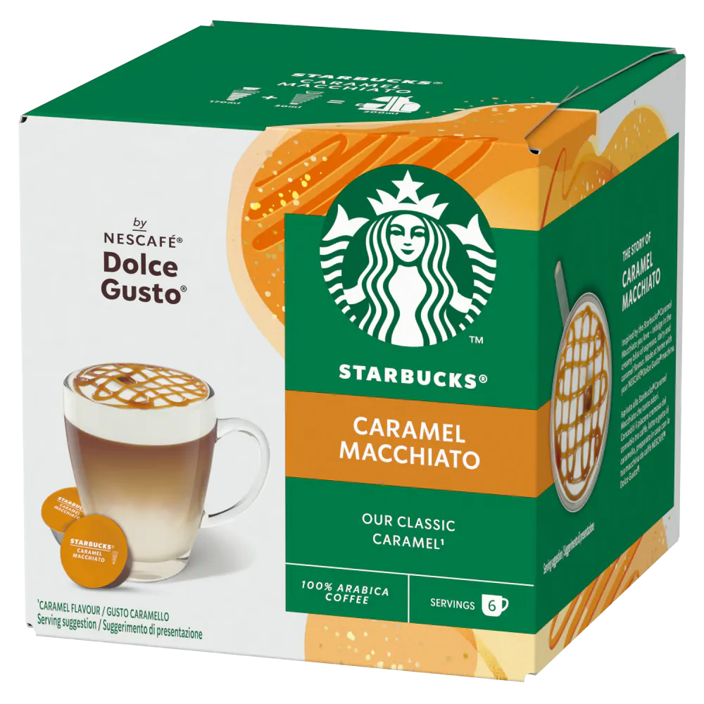 Cápsulas Starbucks Caramel Macchiato Dolce Gusto 12 un