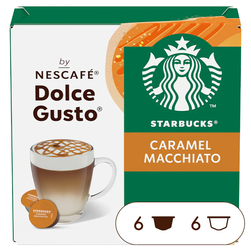 Cápsulas Starbucks Caramel Macchiato Dolce Gusto 12 un