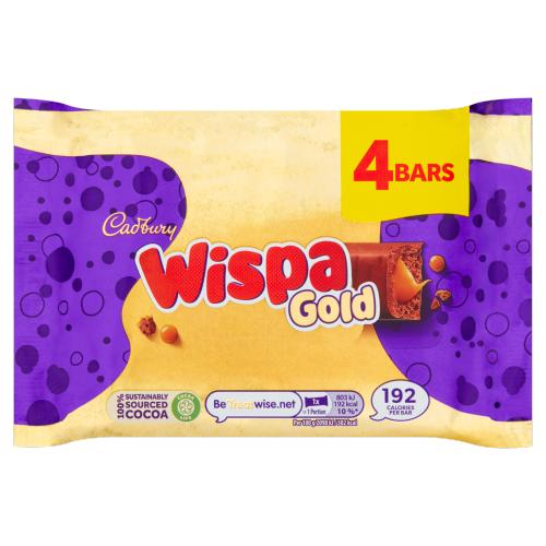 Barra Chocolate Wispa Gold Cadbury 153.4 g