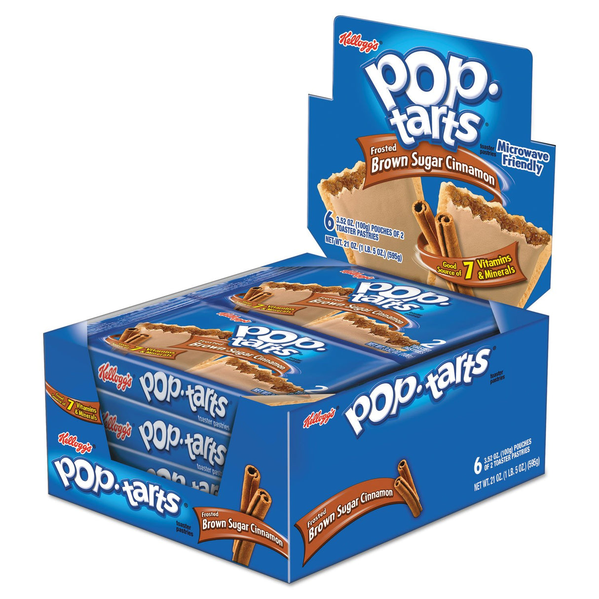 Pop-tarts Canela Azucarada Kellogg's 6 x 96 g