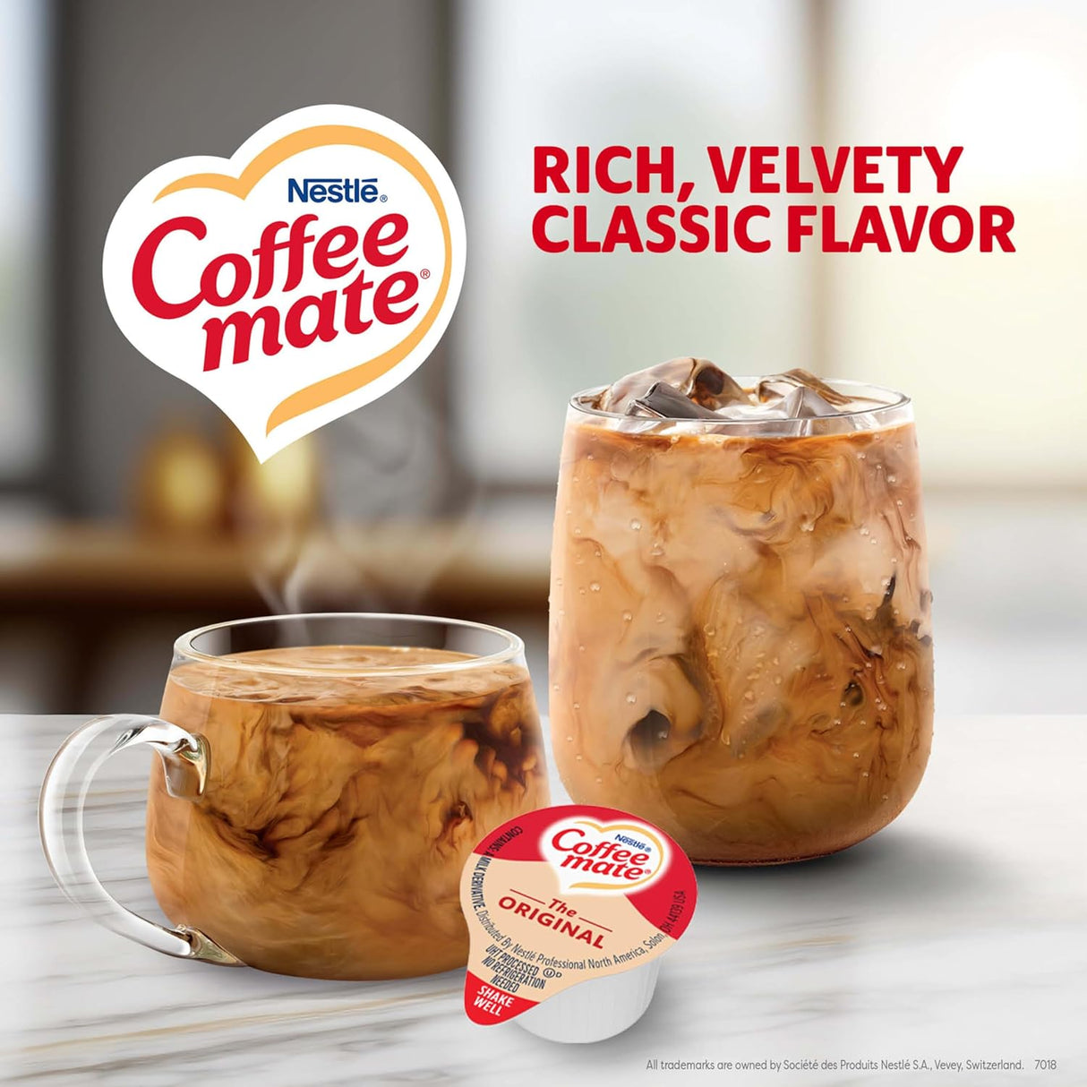 Crema para Café Individual Original Coffee-Mate Nestle 180 x 11 ml