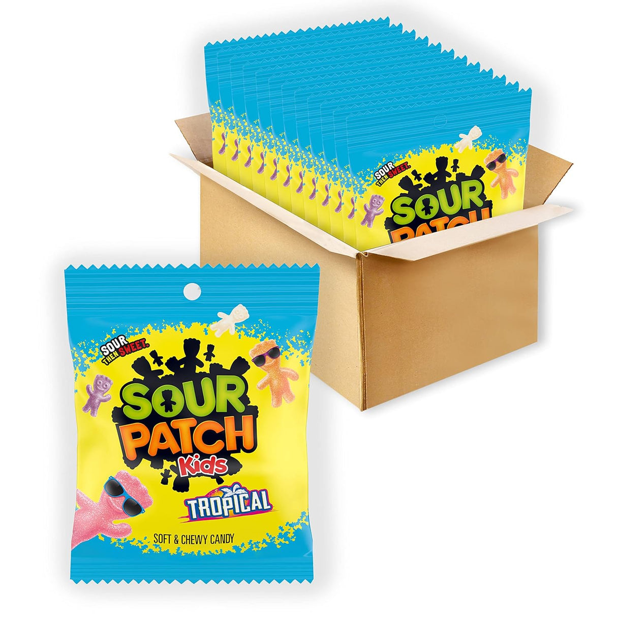 Gomitas Tropical Sour Patch Kids 12 X 102 g
