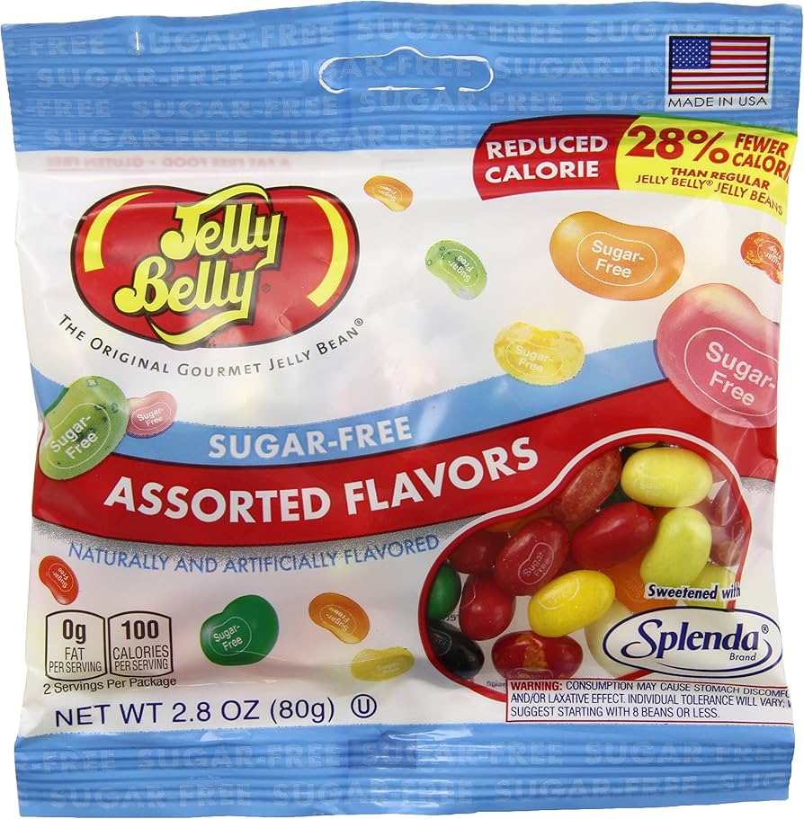 Masticables Surtidos sin Azúcar Jelly Belly 12 x 80 g