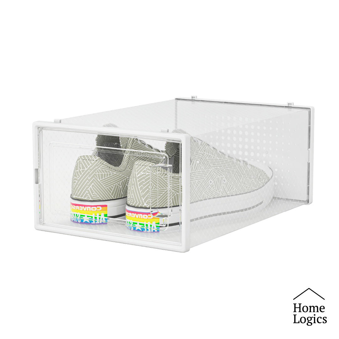 Set 4 Cajas Organizadoras de Zapatos Home Logics 1 un
