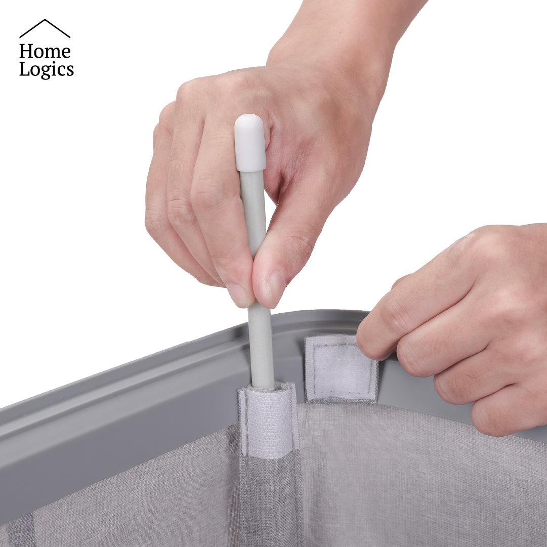 Canasto Ropa Sucia con Separación Home Logics 1 un