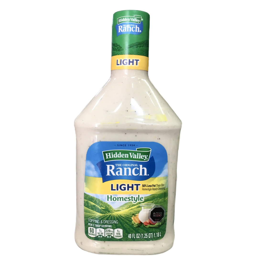 Aderezo Ranch Light Hidden Valley 1.18 kg