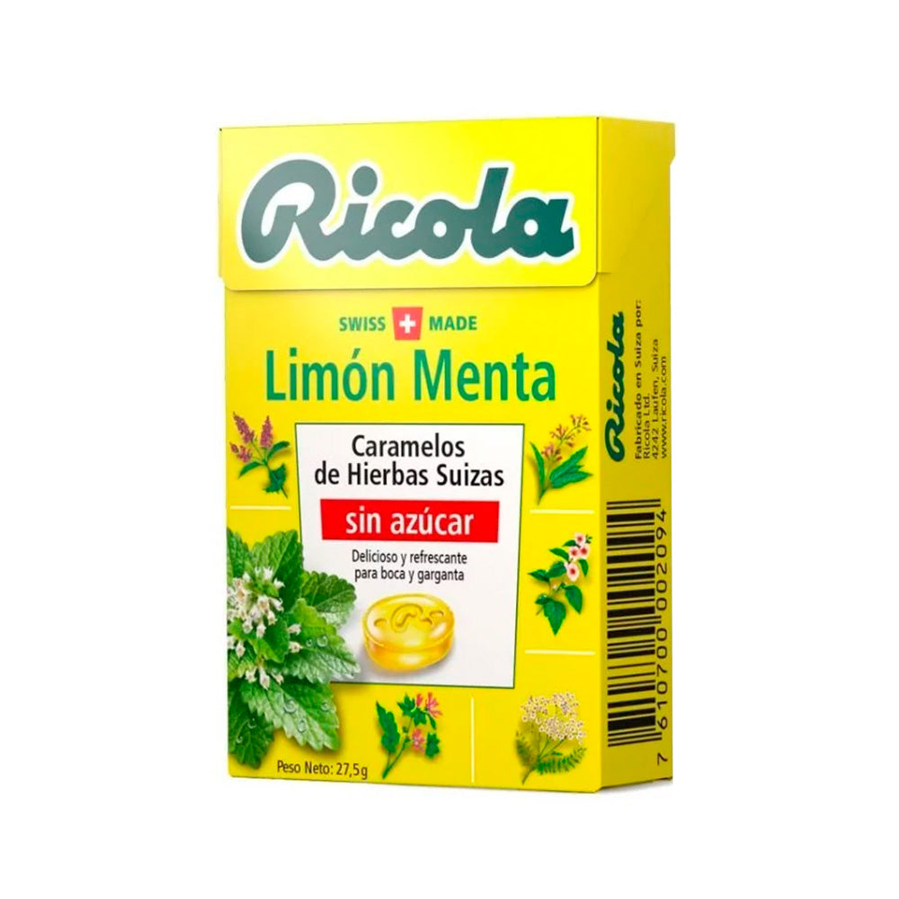 Caramelo sin Azúcar Limón Ricola 27,5 g