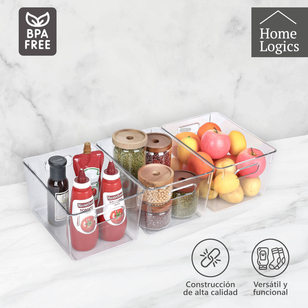 Set 3 Canastos Organizadores Home Logics