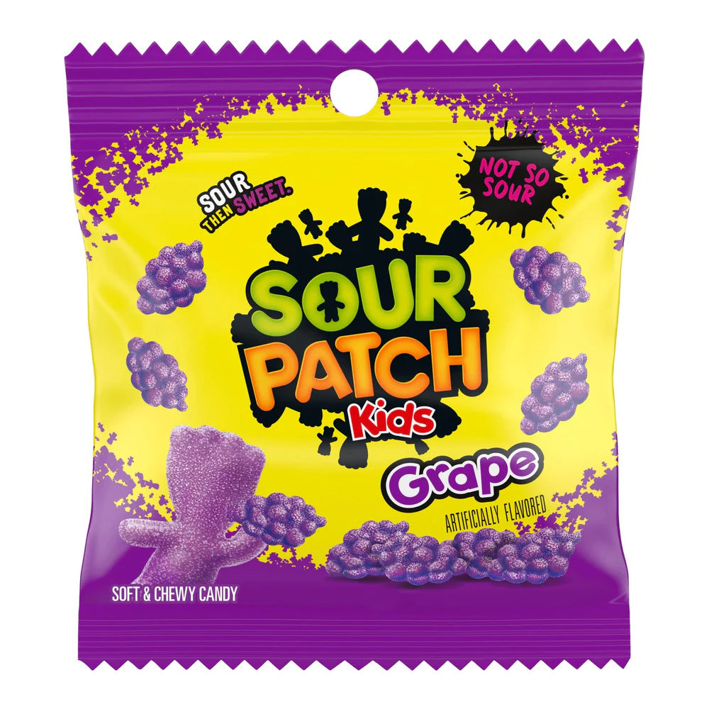 Gomitas Uva Sour Patch Kids 101 g