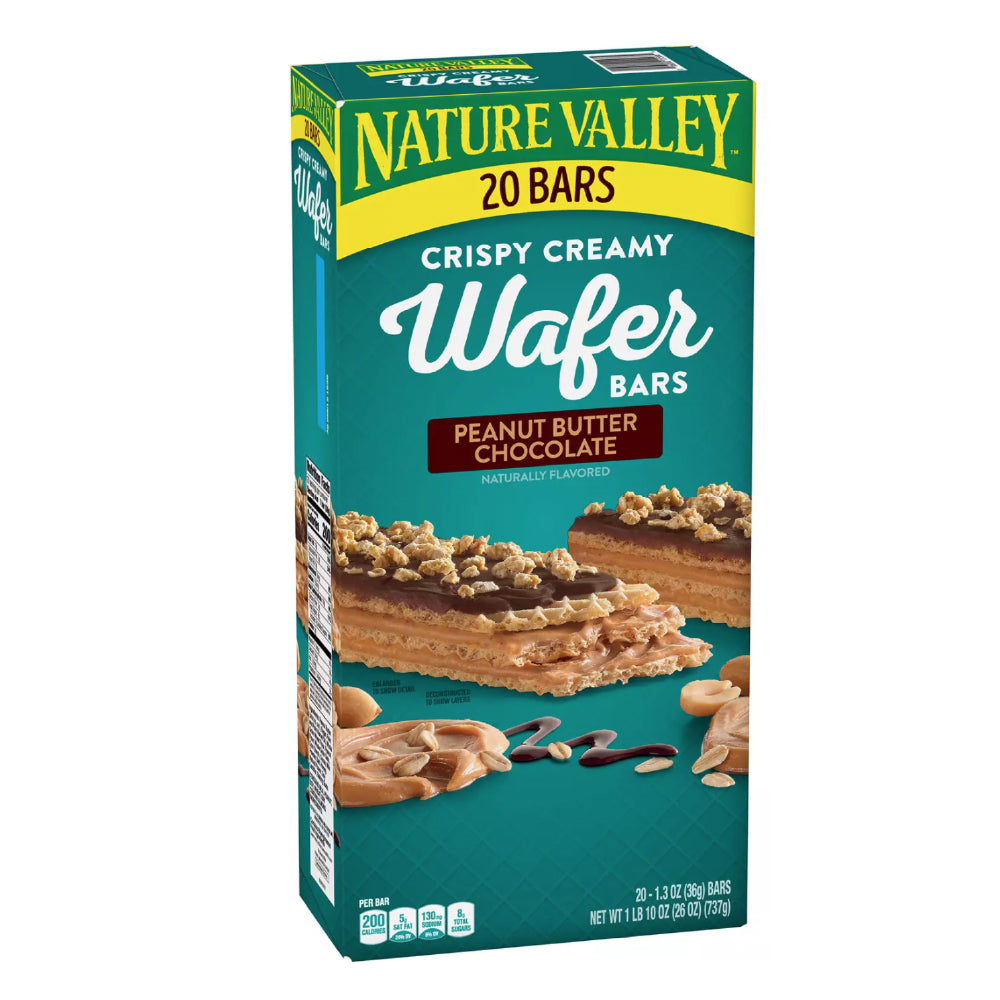 Barritas de Oblea con Mantequilla de Maní y Chocolate Nature Valley 20 un x 36 g