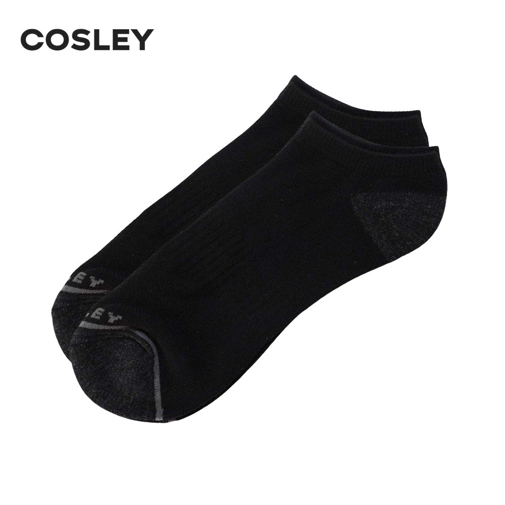 Calcetines Hombre Cushion Low Cut Black Cosley Pack 6
