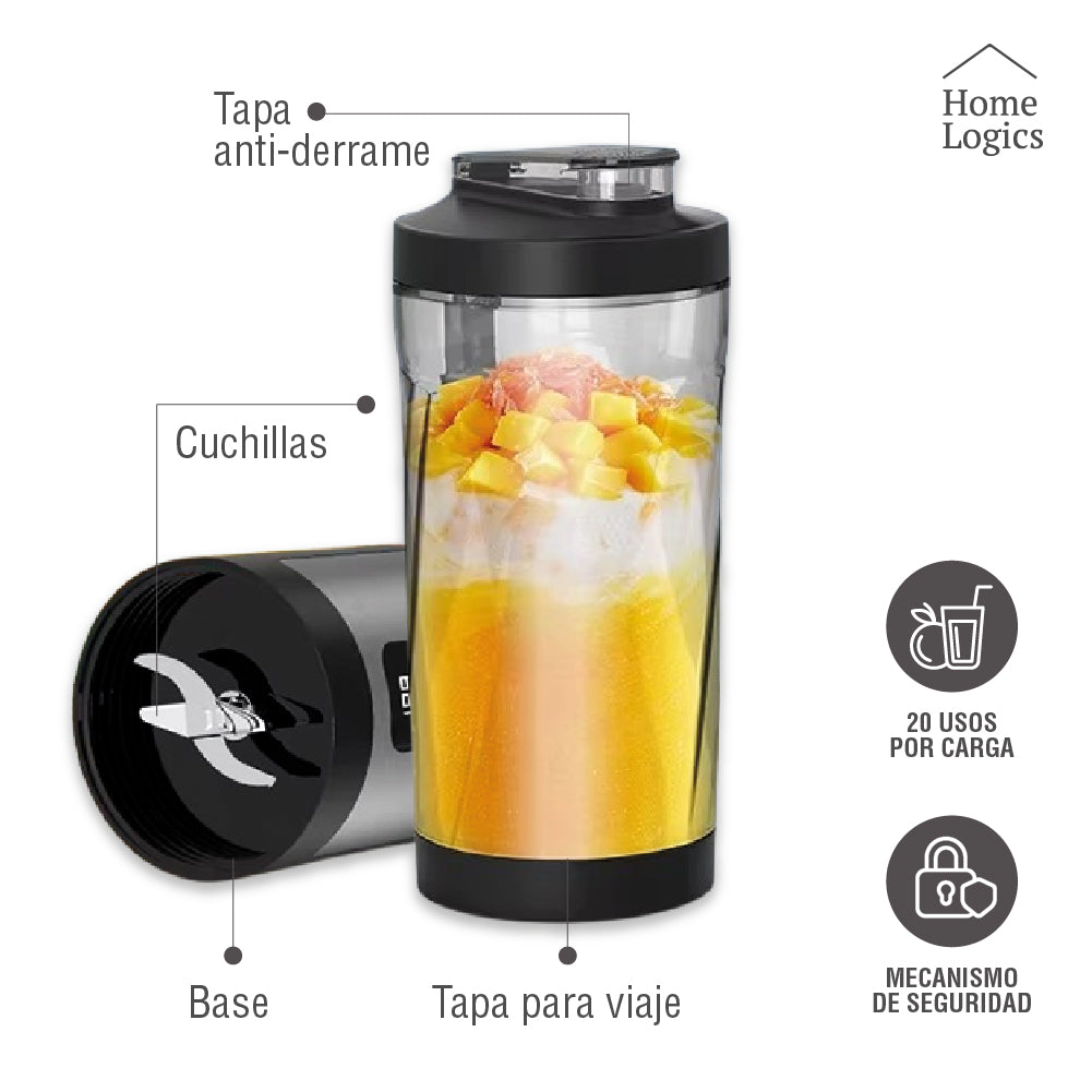 Licuadora Portátil 600 ml Home Logics 1 un