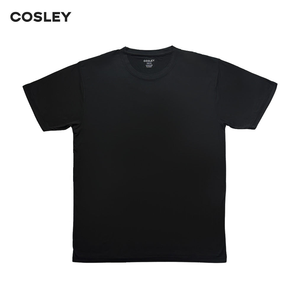 Poleras Negras Instant Cool Cuello Redondo Pack 2 Cosley